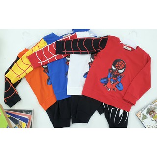 Bé trai spider man phối tay cho bé từ 3-10 tuổi. mã vt00055