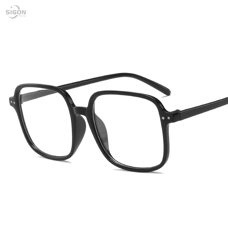 Mắt kính chống ánh sáng xanh gọng vuông cỡ lớn