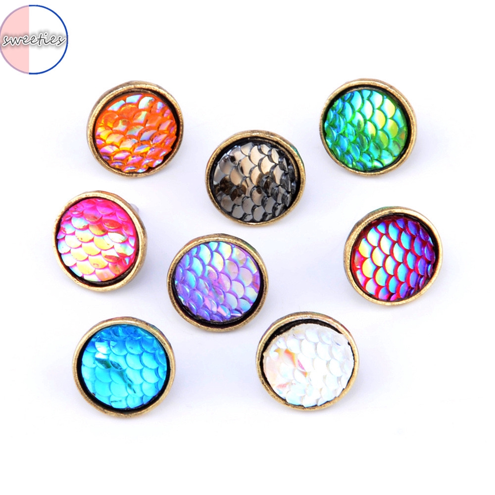 Hoa tai đính đá dạng vòng thời trang dành cho nữ