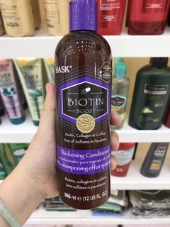 Cặp gội xả làm dày tóc HASK Biotin