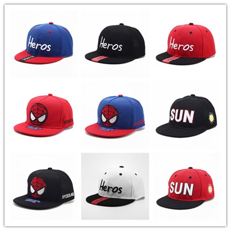 [FREESHIP đơn từ 0đ] Mũ hiphop mũ snapback siêu anh hùng cho bé