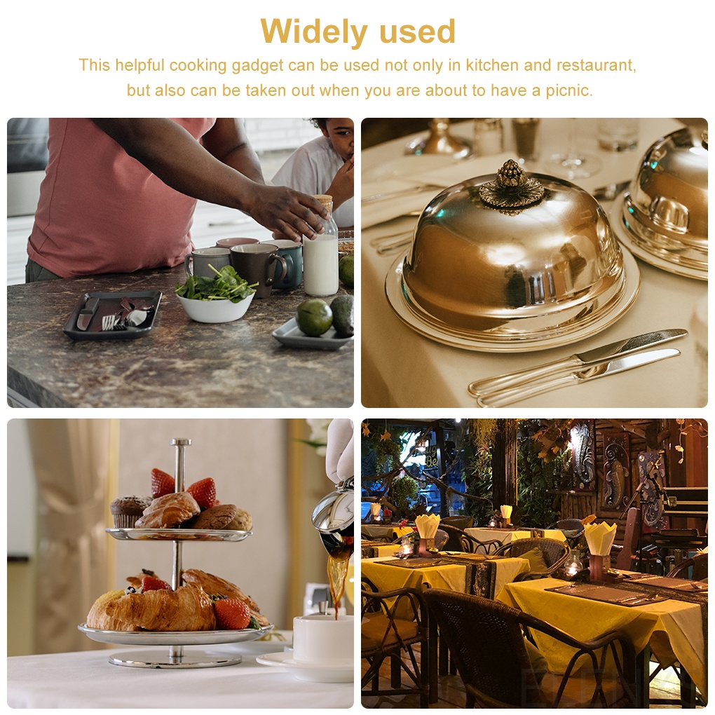 Muỗng múc súp lọc dầu bằng thép không gỉ chống bỏng cho nhà hàng