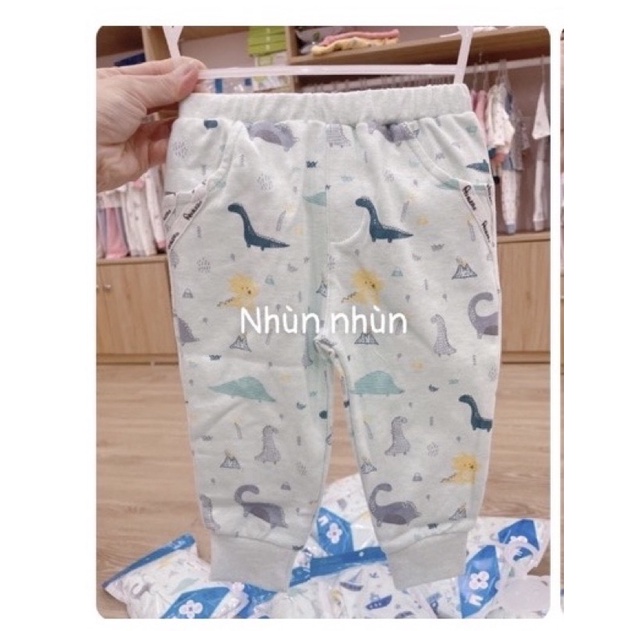 Quần rời cotton nỉ dày Avaler (thu đông) size 3-6m đến 3-4y