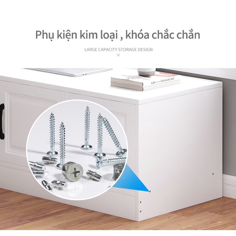 Tủ cửa sổ Bay và trên sàn lưu trữ kết hợp miễn phí có thể được đặt bệ tầng trệt thấp đựng đồ trong phòng ngủ YA484