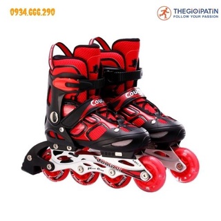 Giày Trượt Patin Cougar 835LSG (3màu) có phanh an toàn cho bé  [Khuyến Mại]