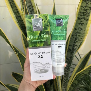 Sữa rửa mặt trà xanh x2 chính hãng