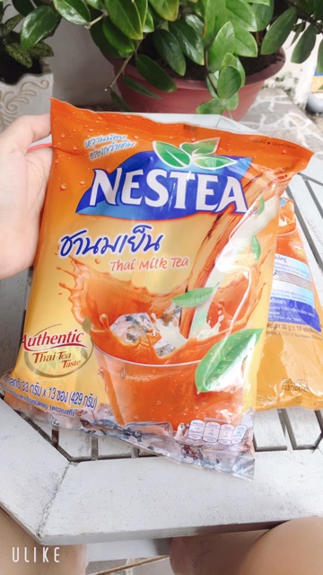 Combo trà sữa Nestea ( bịch 13 gói) và trân châu Evie vị caramel Thái Lan