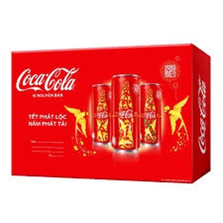 Thùng 24 lon Coca Cola (24lonx330ml)