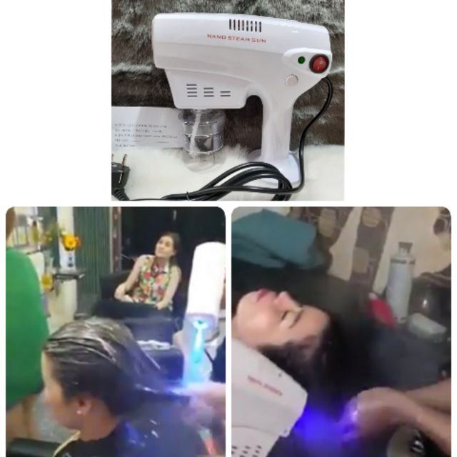 MÁY PHUN NANO.PHỤC HỒI TÓC HƯ TỔN.NHUỘM NÉN MẦU.UỐN ÉP TÓC HƯ TỔN. giúp PHỤC hồi tóc nhanh chóng