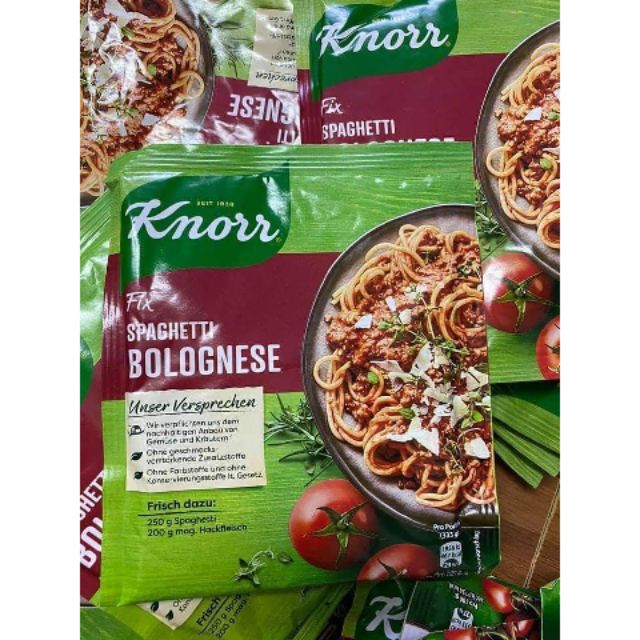 Hàng Đức, set 2 gói gia vị làm nước sốt mỳ Ý Spaghetti Knorr