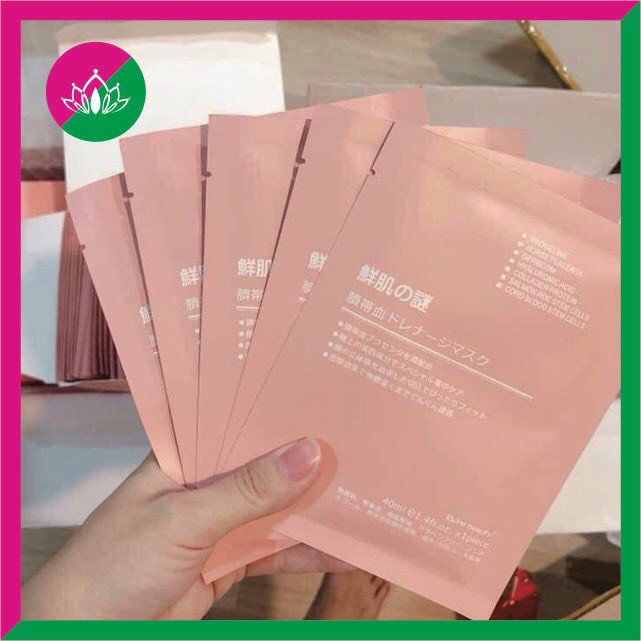 Mặt nạ Nhau thai Cuống rốn Tế bào gốc Nhật Bản cấp ẩm, ngừa mụn, mờ thâm, tái tạo collagen giúp da trắng hồng tự nhiên