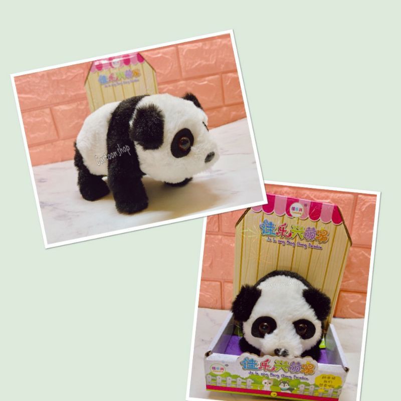 Thú bông Panda biết đi, phát nhạc cute - đồ chơi cho bé