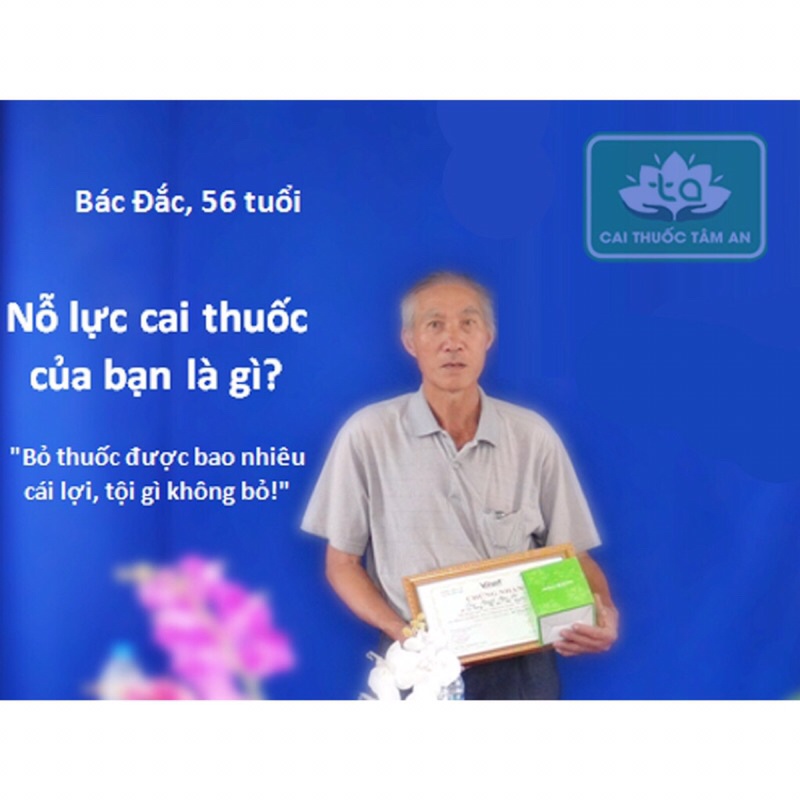 Bột cai thuốc lá thuốc lào Vương Khang Tâm An plus