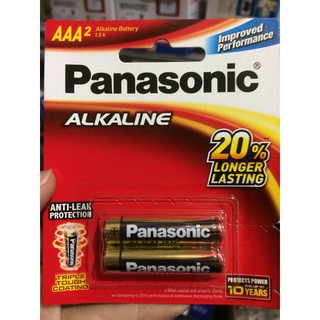Pin AAA Panasonic LR03T/2B Alkaline - Vỉ 2 Viên