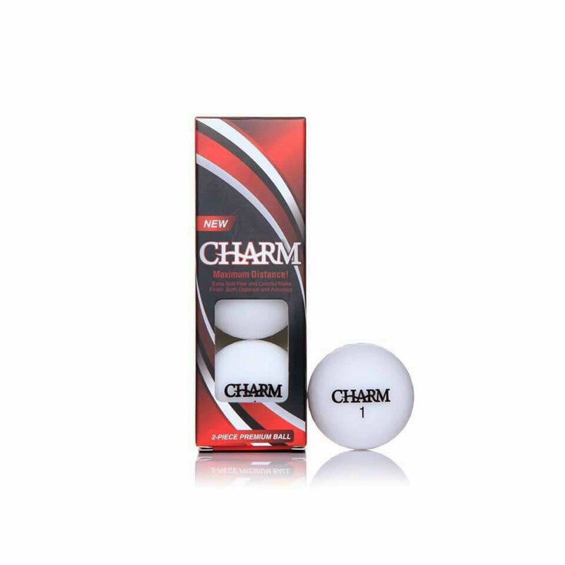 Hộp 12 quả bóng golf CHARM  2 lớp  siêu bền giá tốt