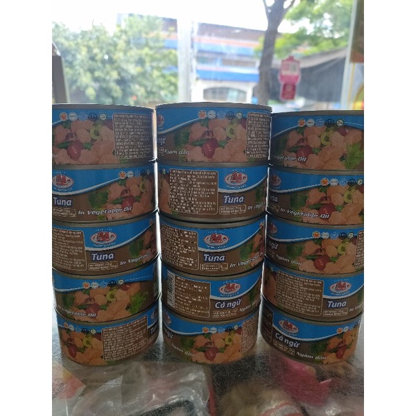 Cá ngừ hộp ngâm dầu Hạ Long 175g( Combo 4 hộp hàng chuẩn hãng L115/175)