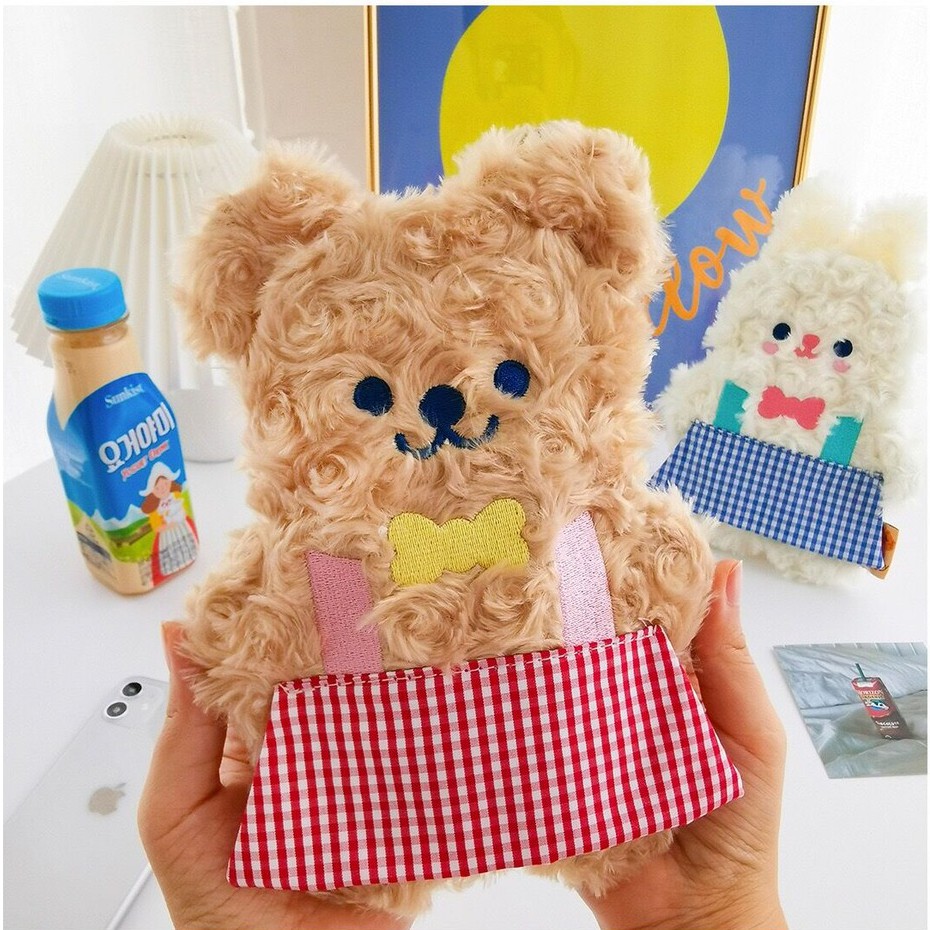 Túi đựng bút thiết kế dạng hoạt hình dễ thương phong cách Hàn Quốc