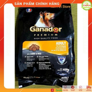 Thức ăn hạt Ganador Pháp cho chó⭐FREESHIP ⭐ Thức ăn hạt khô GANADOR Adult | Puppy | 400g | Cừu | Gạo | sữa