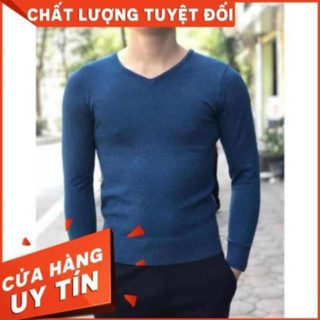 [HOT 2020]Áo len nam cổ tim sợi pha cotton - xuongaolen.com