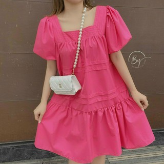 Đầm babydoll tầng dễ thương cho nàng đi chơi dạo phố