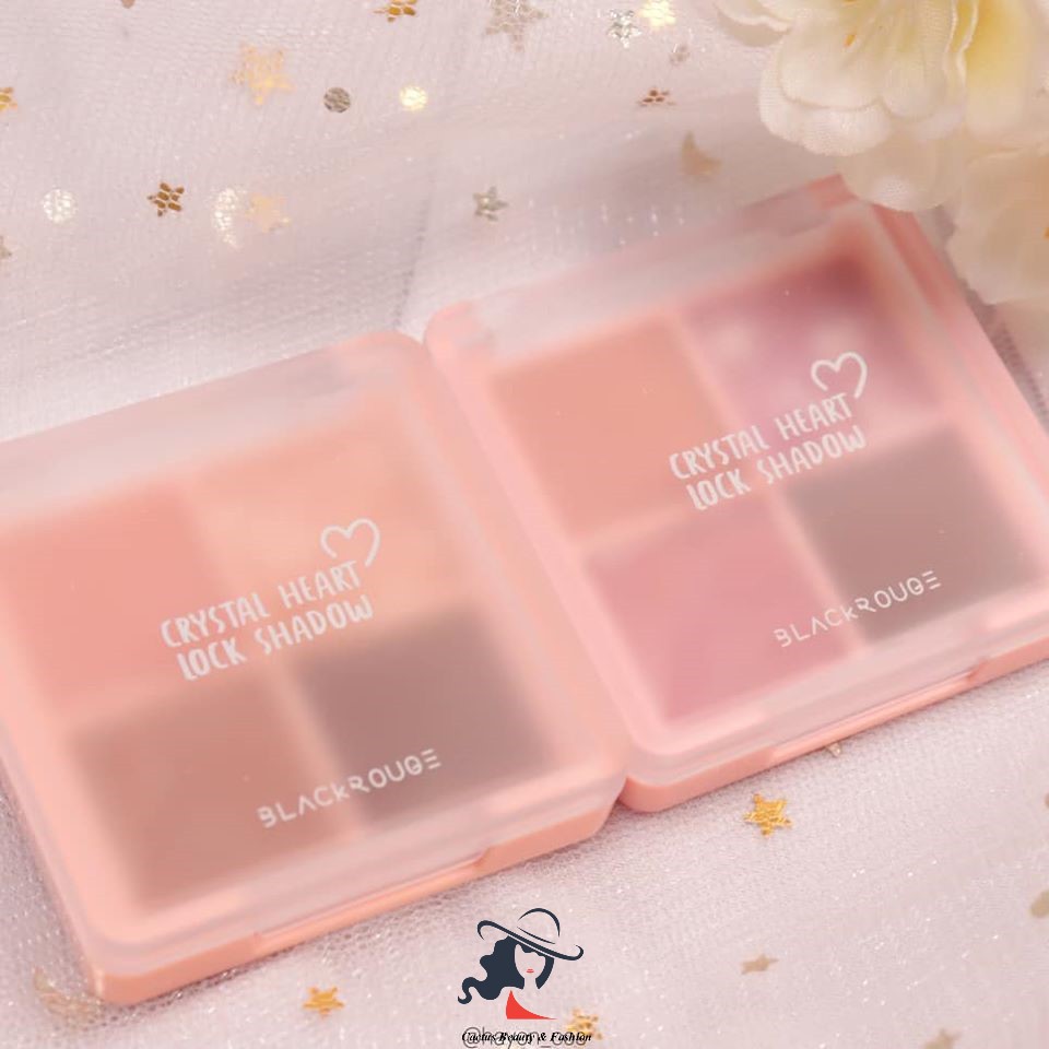 Bảng phấn mắt 4 ô Blackrouge Crystal Heart Lock Shadow đủ màu | BigBuy360 - bigbuy360.vn