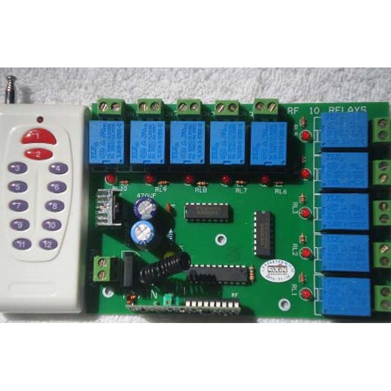 Mạch điều khiển từ xa 8 kênh 12v