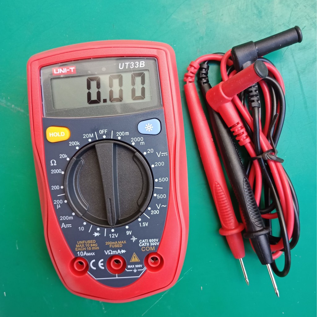 Đồng hồ Số Đo điện vạn năng Mini UT33B - đo điện áp, đo điện trở, đo dòng điện, đo Pin