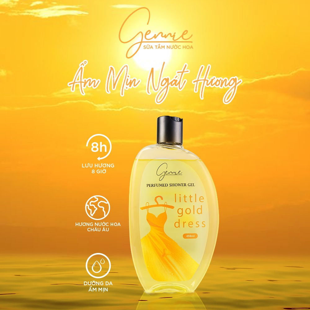 Sữa tắm nước hoa Nữ Gennie Little Gold Dress 450ml | BigBuy360 - bigbuy360.vn