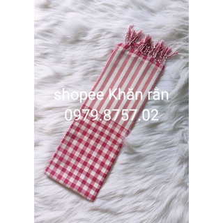 Khăn rằn nam bộ (màu hồng sen) 60x165cm