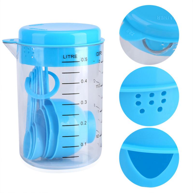 Bộ muỗng và cốc đo lường OSSAYI làm bánh chuyên nghiệp