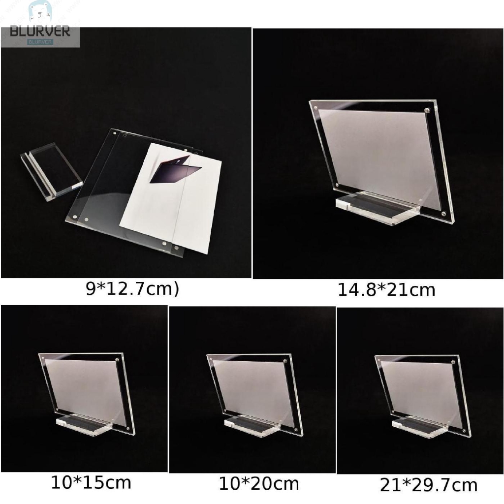 Khung Ảnh Acrylic Trong Suốt Kèm Đế Đỡ Không Độc Hại