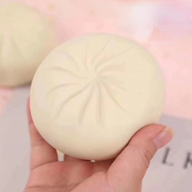 Đồ chơi nắn bóp đàn hồi giảm căng thẳng hình bánh bao nhiều kiểu tùy chọn thích hợp các bé