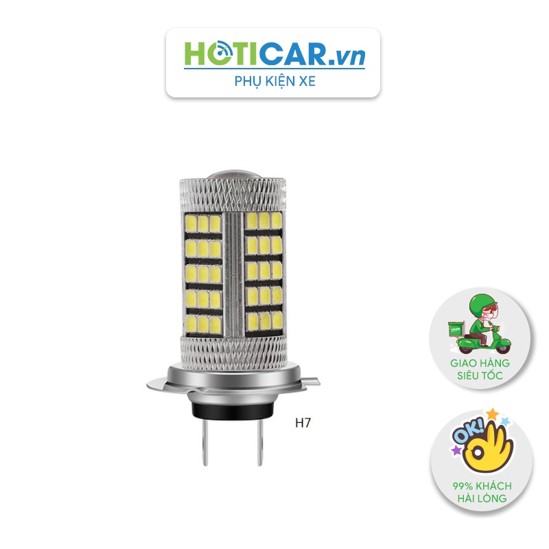 Đèn LED sương mù, demi xe chân H4 H7 H8/H11 9005 9006 66smd 2835 H2835-66 siêu sáng