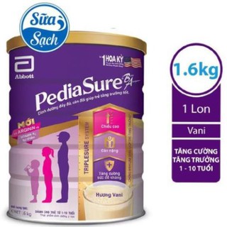 Sữa bột pediasure b/a hương vani 1.6kg date mới