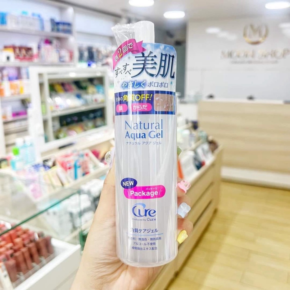 Tẩy da chết Cure Natural Aqua Gel 250ml - Xuất xứ Nhật