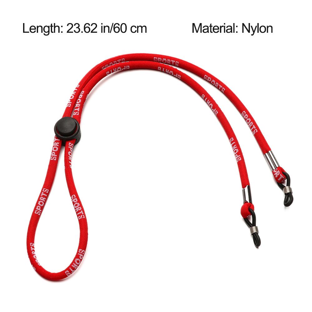 Dây đeo mắt kính chống trượt có thể điều chỉnh nhiều màu sắc