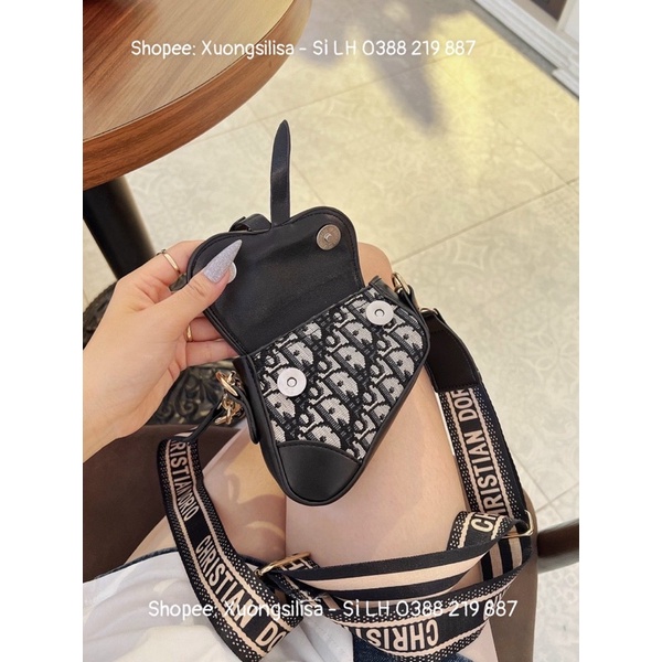 Túi Xách Nữ Túi Đeo Chéo Đeo Vai Yên ngựa Mini Thổ Cẩm