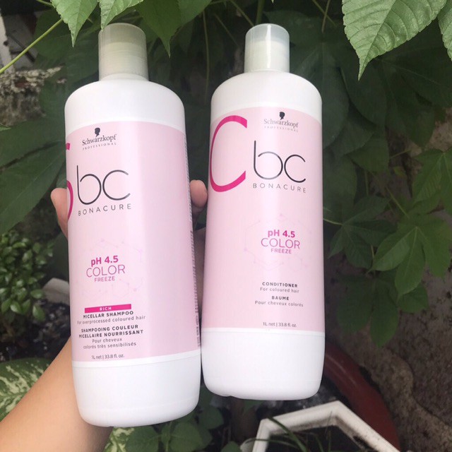 [#schwarzkopf_Đức] Dầu gội, xả chăm sóc và giữ màu tóc nhuộm BC Color Freeze Conditioner Schwarzkopf 1000ml