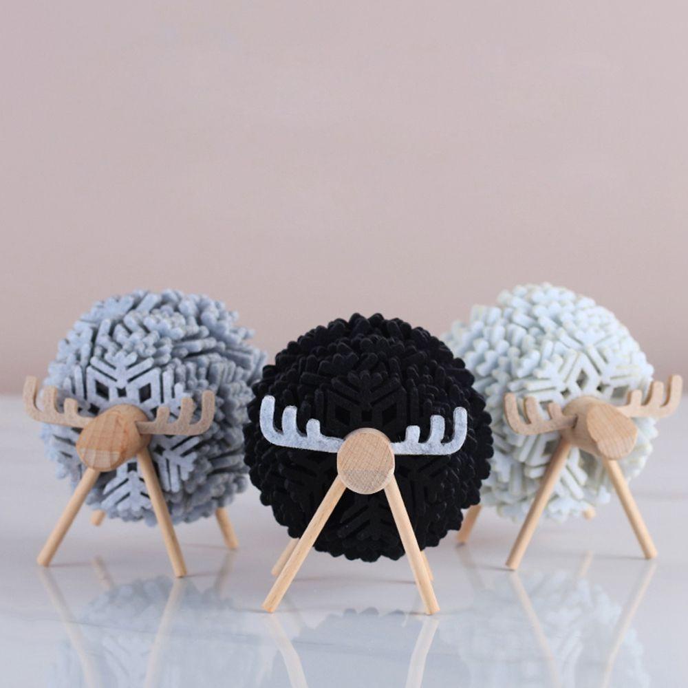 Set 12 Tấm Lót Ly Bằng Nỉ Chống Trượt Kèm Giá Đỡ Bằng Gỗ Trang Trí Bàn Ăn