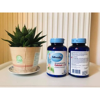 Viên uống bổ sung Canxi + D3  Mivolis lọ 300v