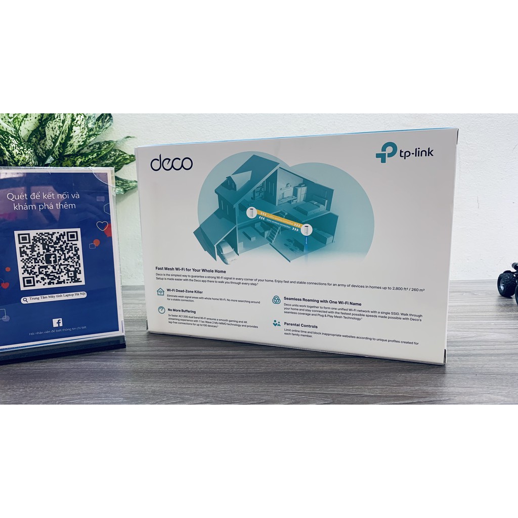 Wi-Fi Mesh Cho Toàn Ngôi Nhà AC1200 TP-Link Deco E4 - HÀNG CHÍNH HÃNG