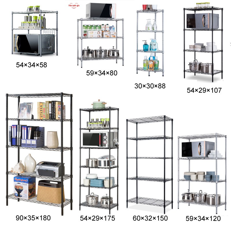 &quot;Hảo quản gia&quot; kệ lò vi sóng lắp ráp nhiều tầng thép Carbon Steel