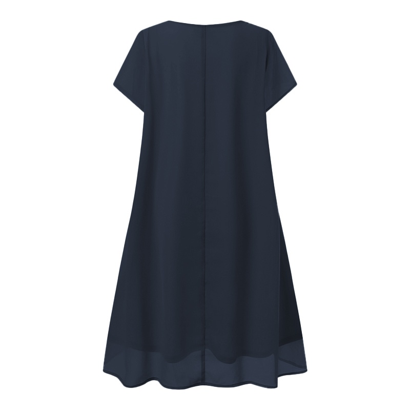 Áo voan ZANZEA ngắn tay cổ tròn thời trang cho nữ