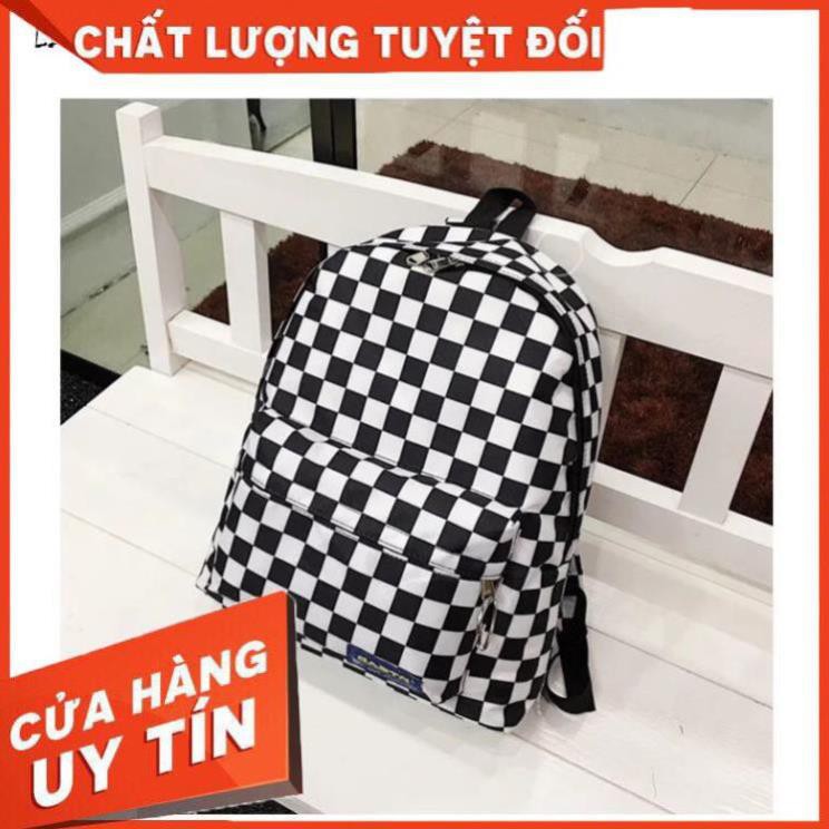 (Cám LợnTV) Balo Unisex hoạ tiết caro hàng loại 1-FreeShip đơn 99-299k