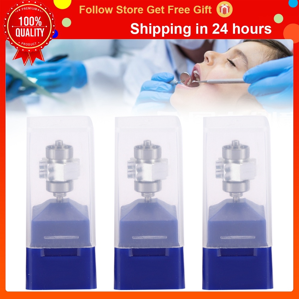 Set 3 tuabin tay khoan nha khoa với rôto ổ trục bằng thép không gỉ chuyên dụng