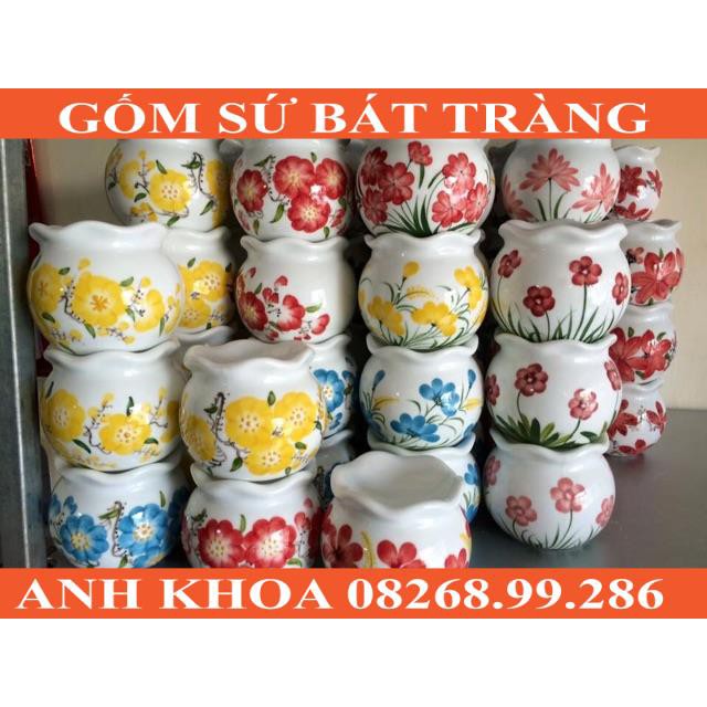 Đèn xông tinh dầu size to - Gốm sứ Bát Tràng Anh Khoa