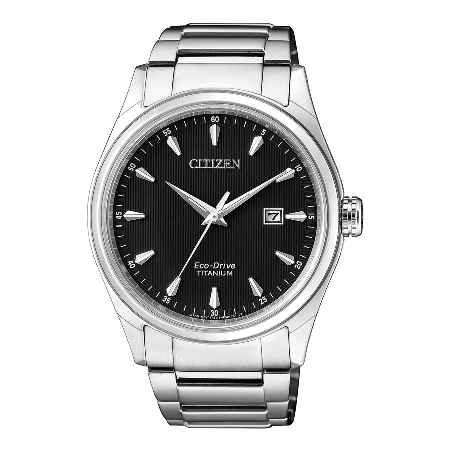 Đồng Hồ Nam Citizen Dây Titanium BM7360-82E - Mặt Đen (Sapphire)