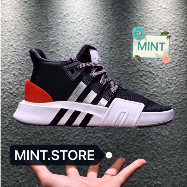 [Xả Kho] (Video cận cảnh) Giày thể thao sneaker EQT 2019 đen đỏ uy tin < =