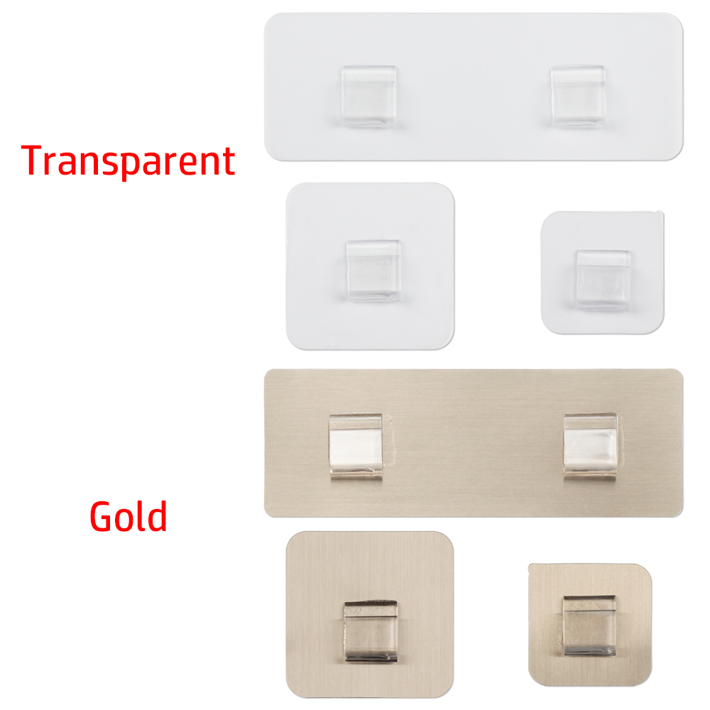 Self Adhesive Wall Hook Waterproof Non-perforated Sticky Hook Stick Hangers Bathroom Accessories