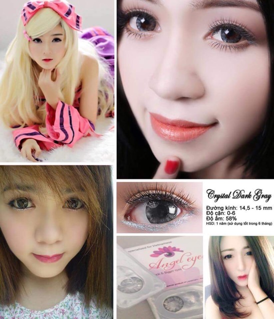 Lens mẫu đeo thử giãn tròng 14.5 có độ